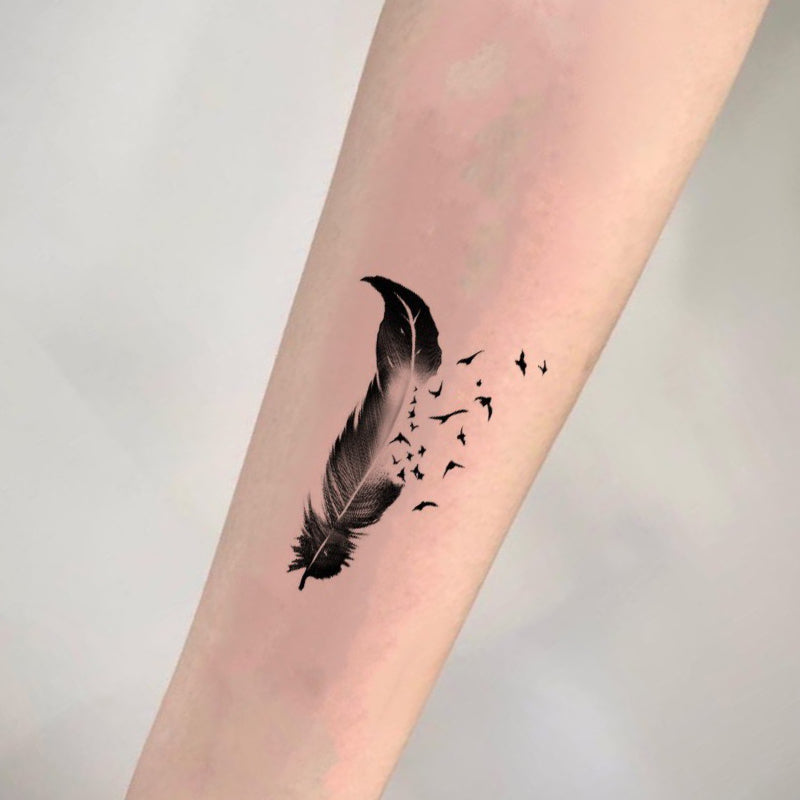Soft and Light Feather Tattoos - Best Tattoo Ideas Gallery